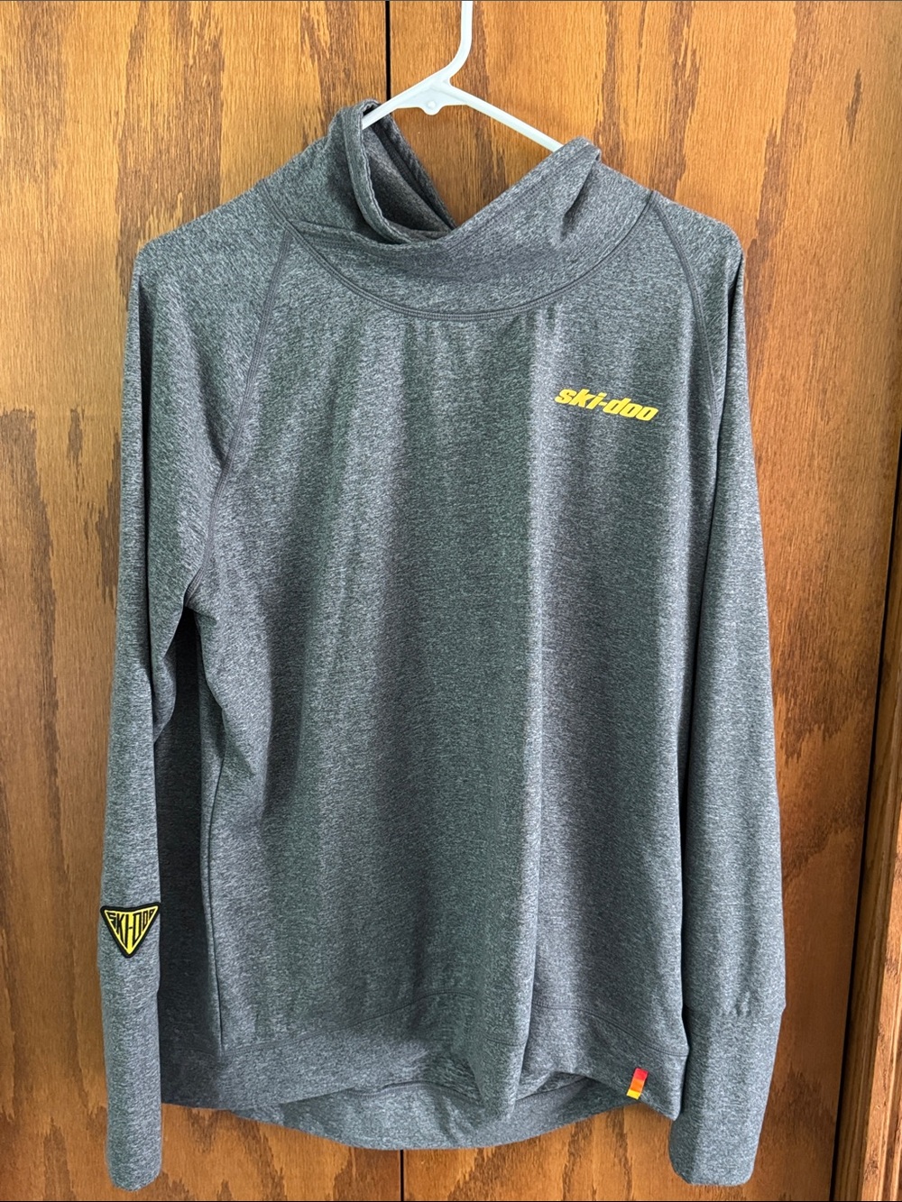 Women’s Gray Performance Funnel Neck Sweater XL Ski-doo BRP